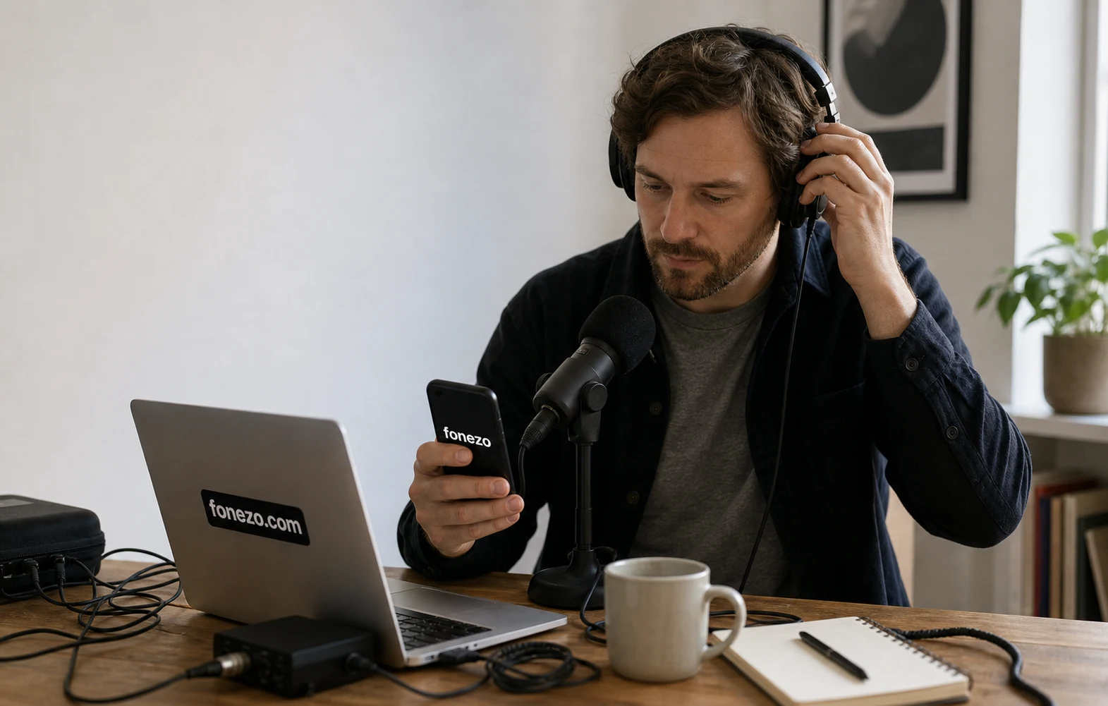 Generated brand materials for fonezo.com