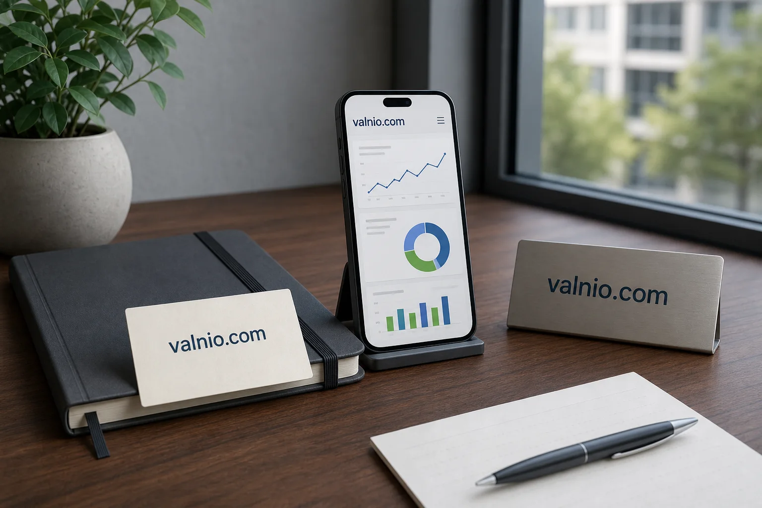 Generated brand materials for valnio.com