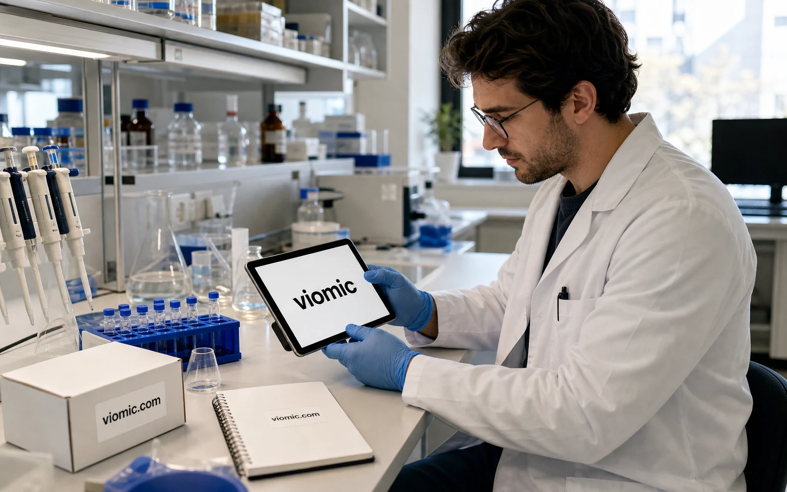 Generated brand materials for viomic.com